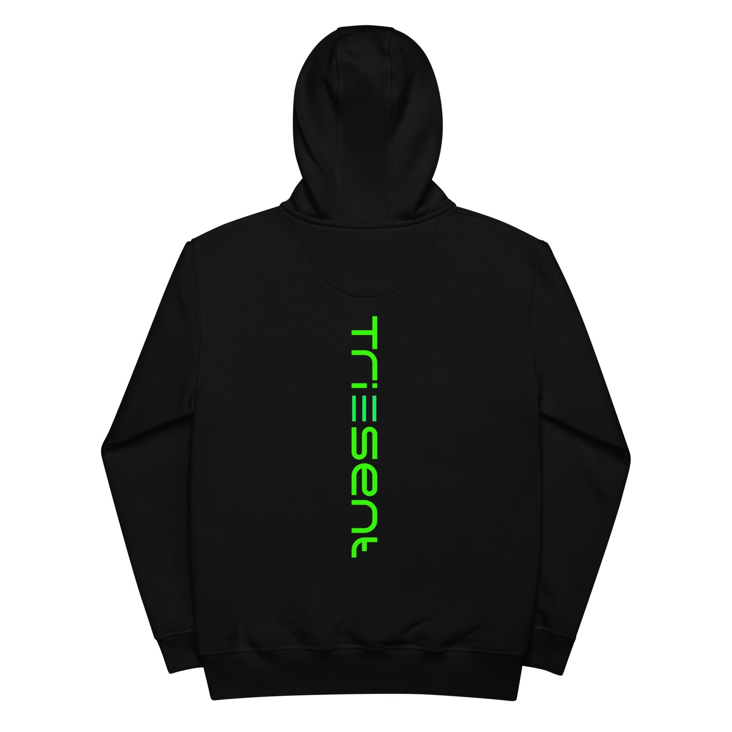 Triesent Black and Green Premium Hoodie