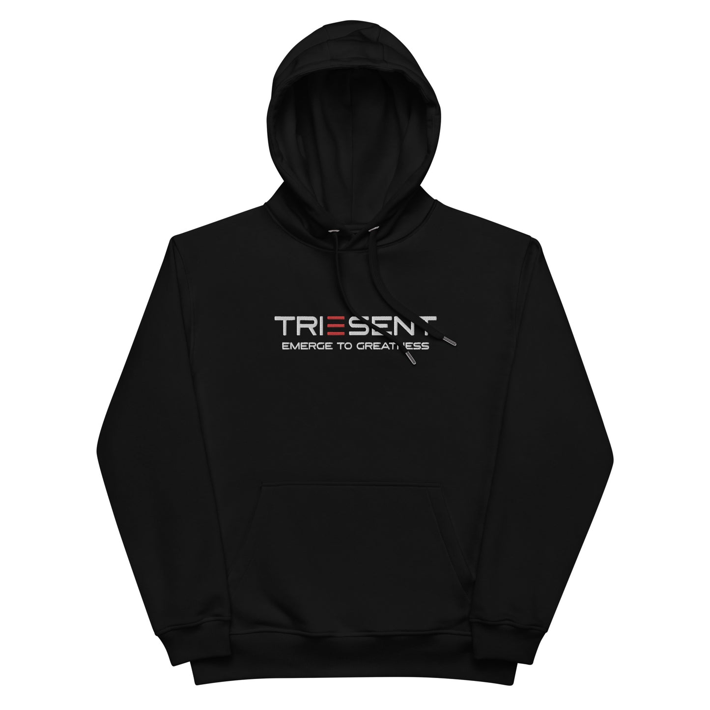 Triesent Black Premium Hoodie