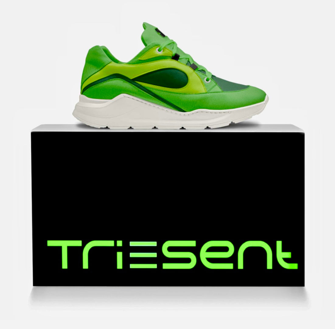 Triesent I Lime Green Low Tops