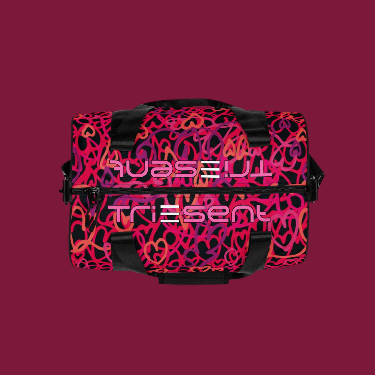 All-over print gym bag