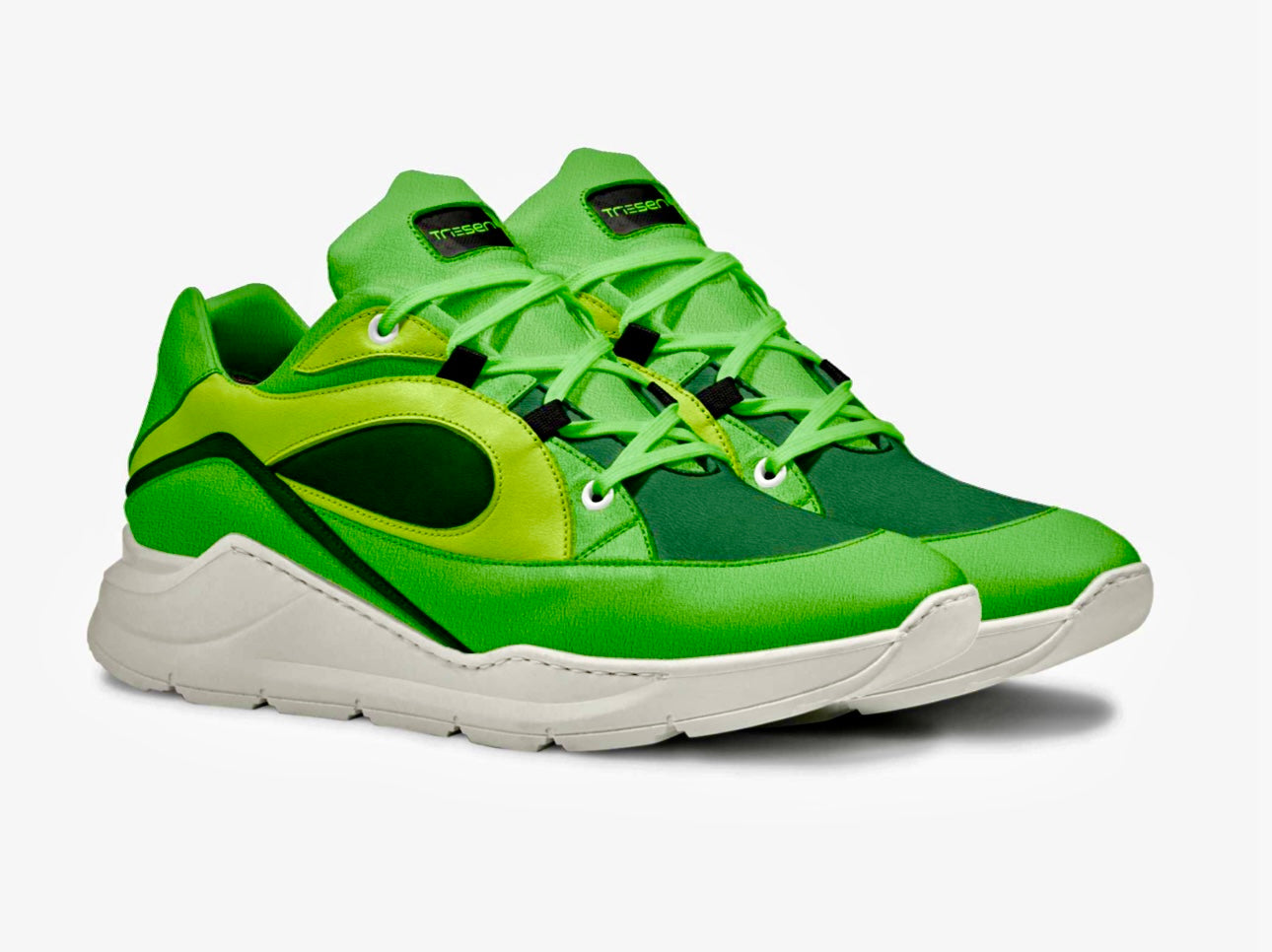 Triesent I Lime Green Low Tops
