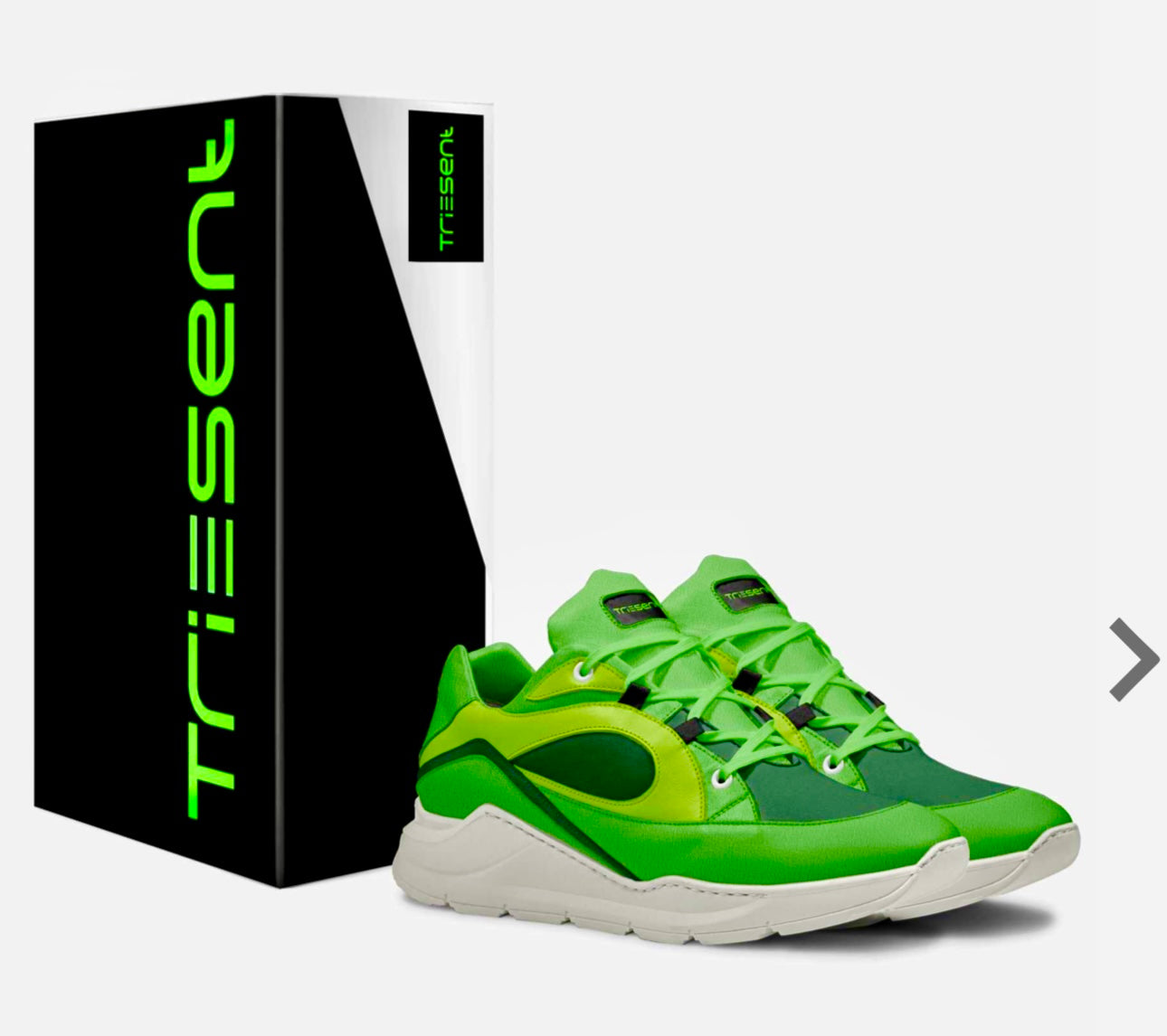 Triesent I Lime Green Low Tops