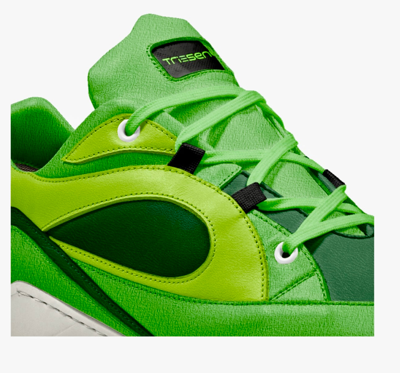 Triesent I Lime Green Low Tops