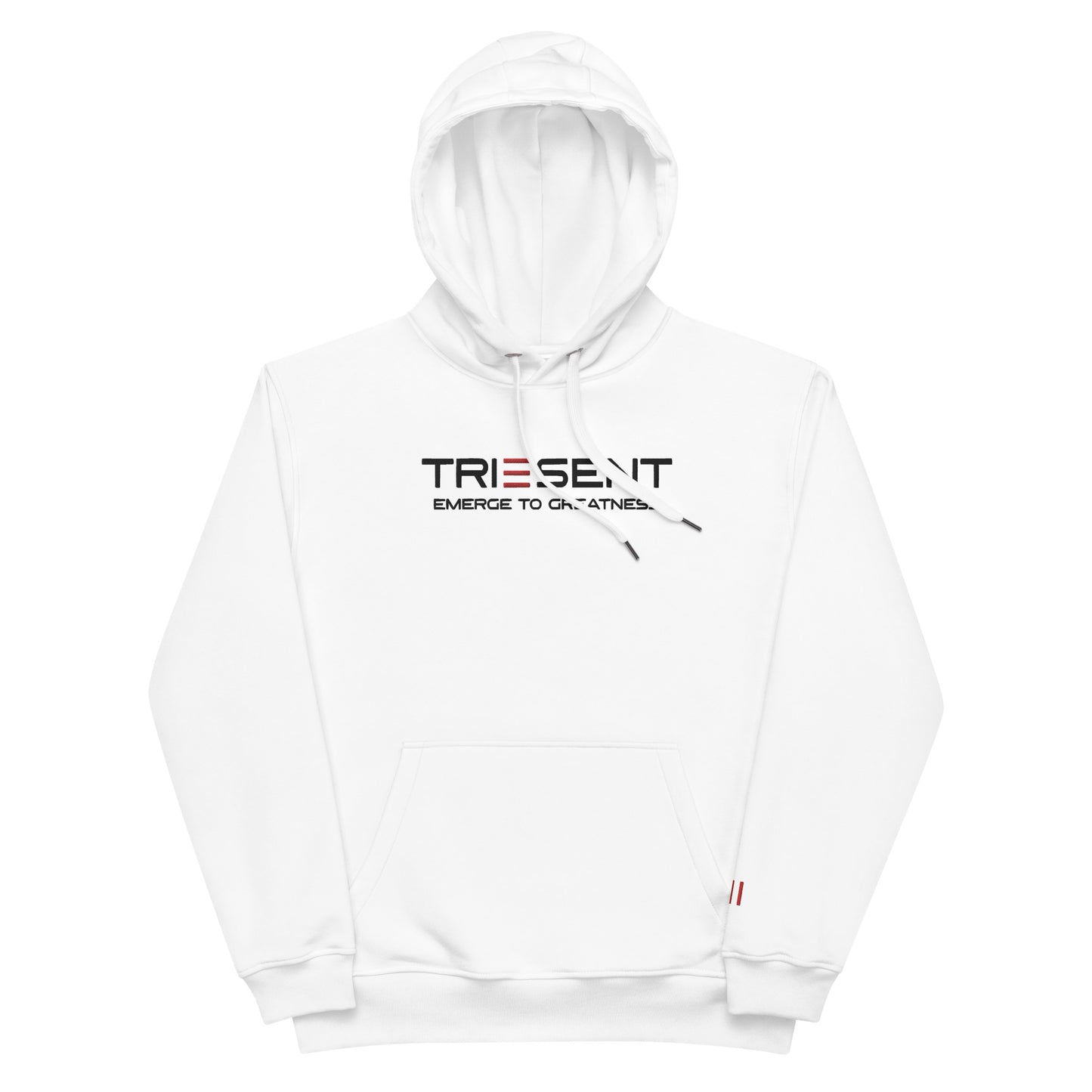 The Triesent White Long Sleeve Hoodie—crafted from 100% cotton, offers a sleek fit perfect for layering. Lightweight, durable, and stylish, it’s the ultimate streetwear essential for everyday wear.