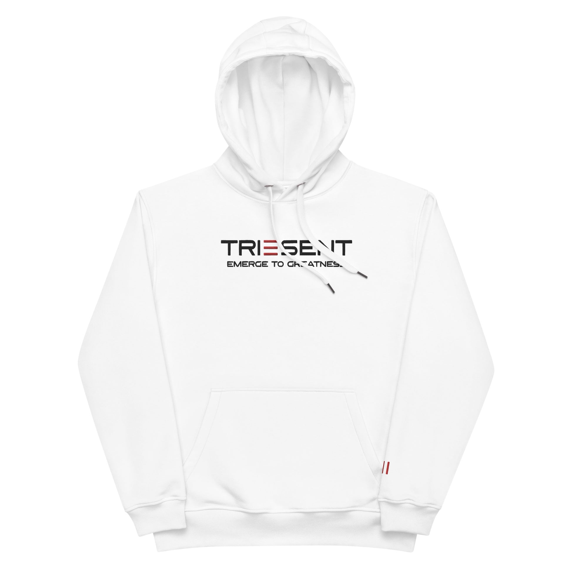 The Triesent White Long Sleeve Hoodie—crafted from 100% cotton, offers a sleek fit perfect for layering. Lightweight, durable, and stylish, it’s the ultimate streetwear essential for everyday wear.