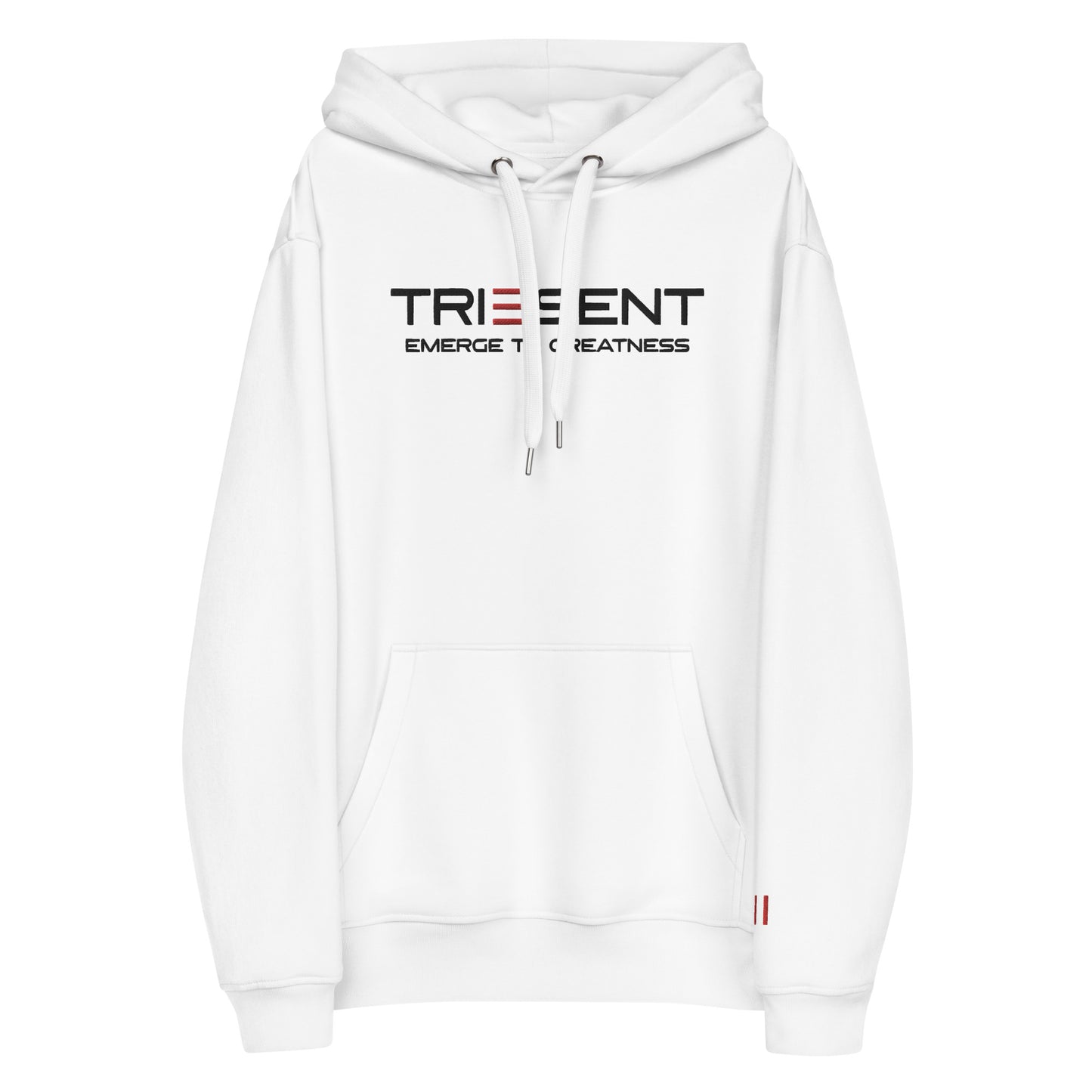 The Triesent White Long Sleeve Hoodie—crafted from 100% cotton, offers a sleek fit perfect for layering. Lightweight, durable, and stylish, it’s the ultimate streetwear essential for everyday wear.