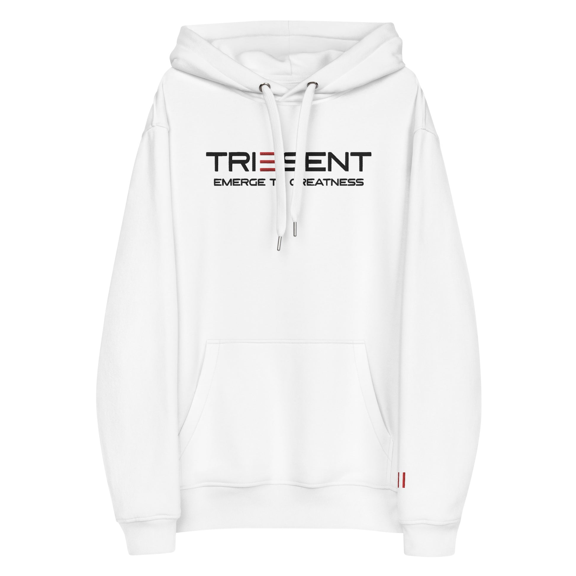 The Triesent White Long Sleeve Hoodie—crafted from 100% cotton, offers a sleek fit perfect for layering. Lightweight, durable, and stylish, it’s the ultimate streetwear essential for everyday wear.