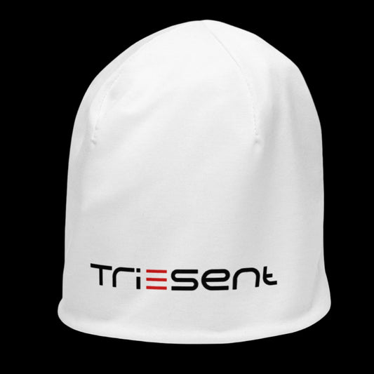 TriEsent White Beanie