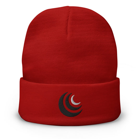 TriEsent Embroidered Beanie