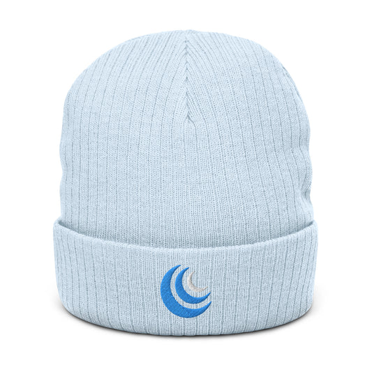 TriCres Ribbed knit beanie