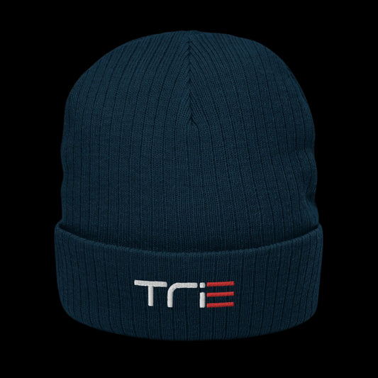 Tri Ribbed knit beanie